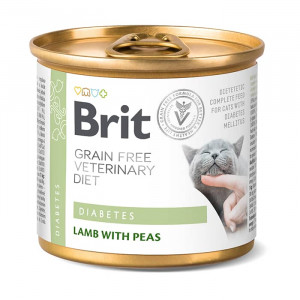 BRIT VETERINARY DIET CAT DIABETES konservi kaķiem 200g
